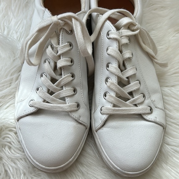 Topshop white pebbled leather COLA sneakers - Picture 5 of 11